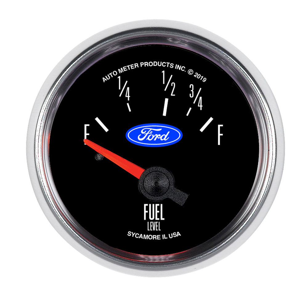 AutoMeter GAUGE; FUEL LEVEL; 2 1/16in.; 73OE TO 10OF; ELEC; FORD