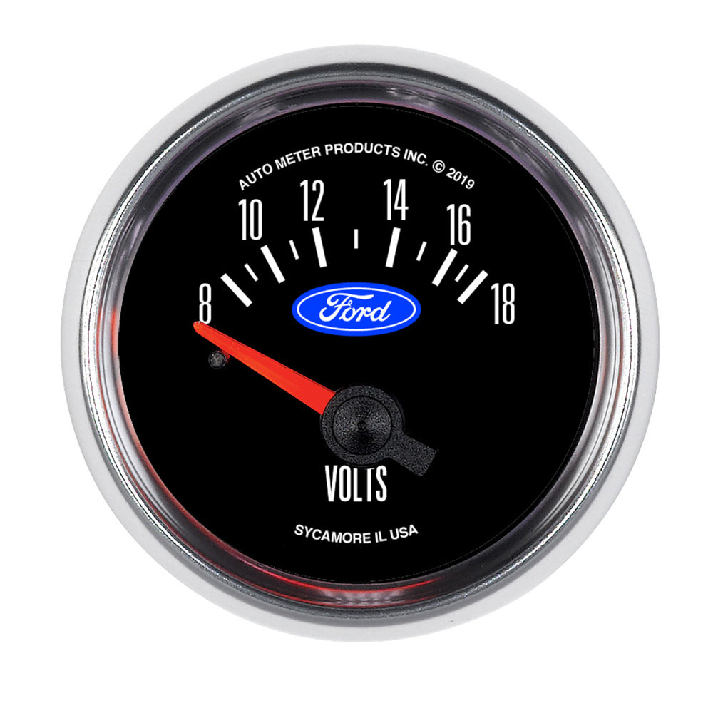 2-1/16 Voltmeter Gauge 18-Volt - AutoMeter 880823