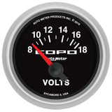 2-1/16 COPO Voltmeter Gauge 8-18 Volts - AutoMeter 880874