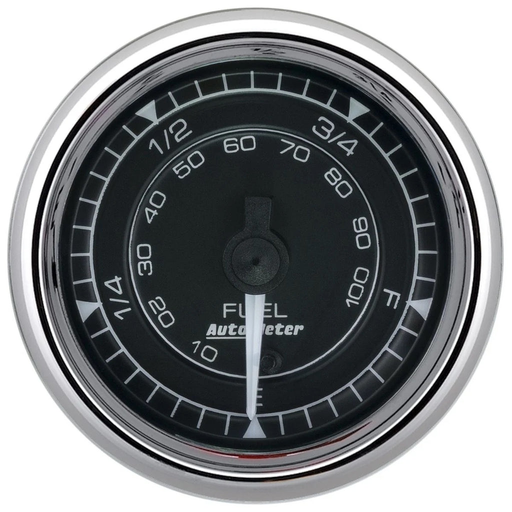 AutoMeter GAUGE; FUEL LEVEL; 2 1/16in.; 0-280O PROGRAMMABLE; CHRONO CHROME