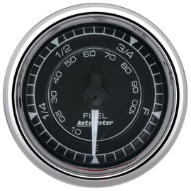 AutoMeter GAUGE; FUEL LEVEL; 2 1/16in.; 0-280O PROGRAMMABLE; CHRONO CHROME