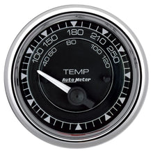 Load image into Gallery viewer, AutoMeter GAUGE; TEMP; 2 1/16in.; 250deg.F; ELEC; CHRONO CHROME
