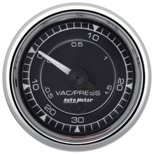 Load image into Gallery viewer, AutoMeter GAUGE; VAC/BOOST; 2 1/16in.; 30INHG-30PSI; DIGITAL STEPPER MOTOR; CHRONO CHROME
