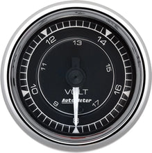 Load image into Gallery viewer, AutoMeter GAUGE; VOLTMETER; 2 1/16in.; 18V; DIGITAL STEPPER MOTOR; CHRONO CHROME