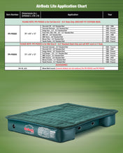 Load image into Gallery viewer, AirBedz 200_Lite_Application Chart_2000x2500.jpg
