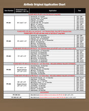 Load image into Gallery viewer, AirBedz 400_Application Chart_2000x2500_copy(3).jpg
