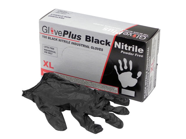 Black Nitrile Gloves