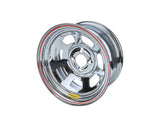 Wheel 14x7 D Hole 4x 100MM 3in Chrome  -  Bassett 47SH3C