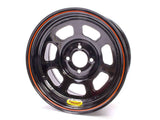 Wheel 14x7 D-Hole 4x100 4.0in BS Black  -  Bassett 47SH4
