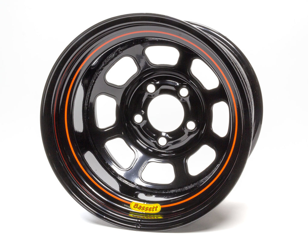 15x10 5x5 Beaded Black Spun - Bassett 50S53B