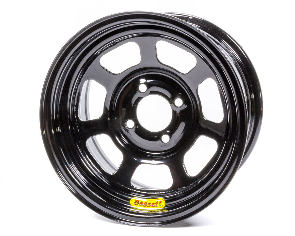 Bassett Wheel 13X7 4X4.5 4in BS Black D-Hole