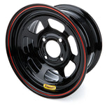 Wheel 13x7 4x4.5 4in BS Black  -  Bassett L37ST4