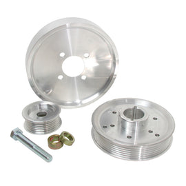 3pc. Aluminum Pulley Kit - 01-04 GT/Cobra 4.6L - BBK Performance Parts 1559