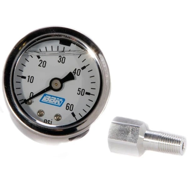Fuel Pressure Gauge - 0-60psi - Liquid Filled - BBK Performance Parts 1617