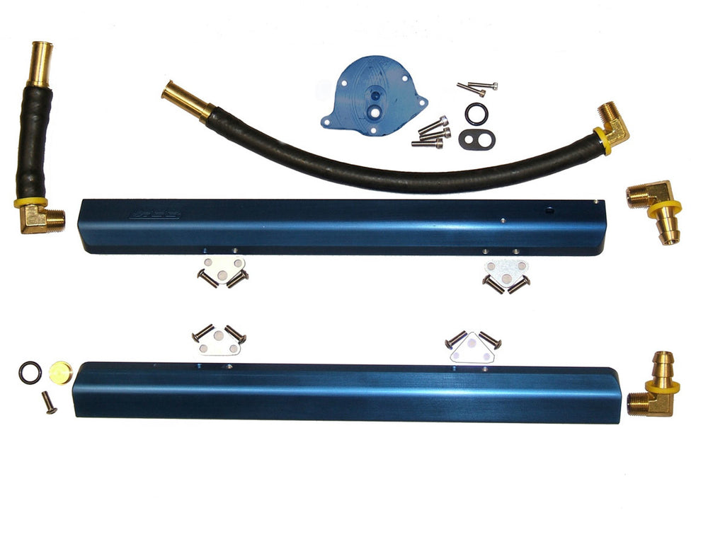 Hi-Flow Alm. Fuel Rails - 86-93 5.0L Mustang - BBK Performance Parts 5010