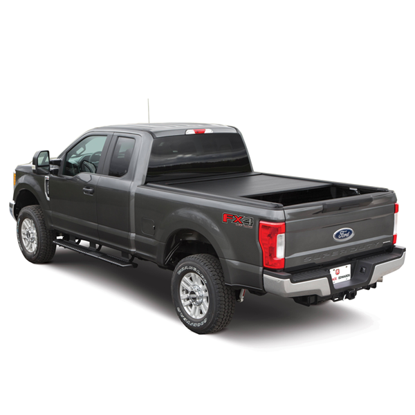 Bedlocker Tonneau Cover W-Explorer Rail Kit 08-16 Ford F-Series Super Duty 8 Foot 1 Inch Long Bed Pace Edwards