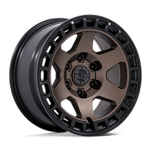 Load image into Gallery viewer, BAHARI 17X8.5 5X5 71 -10 B-BRNZ M-BLK