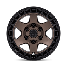 Load image into Gallery viewer, BAHARI 17X8.5 6X5.5 106 +25 B-BRNZ M-BLK
