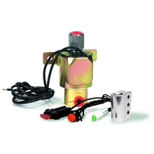 Load image into Gallery viewer, B&amp;M Kit Includes Solenoid, Button Switch, Switch Mount, Fuse, and Indicator Light.