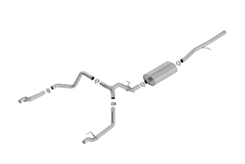 19-   GM P/U 1500 5.3L Cat Back Exhaust Kit - Borla 140767