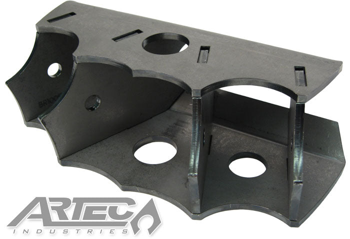 Crossmember Bracket Large 4 Link Tube Style Size 1.75 Inch OD Round Tube Artec Industries