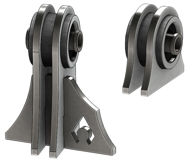 Jeep TJ Weld On UCA Brackets For Low Pro Front Truss Daystar Bushings 1/2 Inch Bolt Size Artec Industries