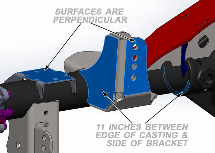 JK Rear Tracbar Bracket 3.5 Inch Diameter Artec Industries - Artec Industries BR1135 GNKQ_BR1135