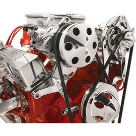 A/C Brkt. SBC Pass. Side Hi Mount - Billet Specialties 10221