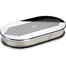 Load image into Gallery viewer, Large Oval Ball Milled Air Cleaner - Billet Specialties 15420
