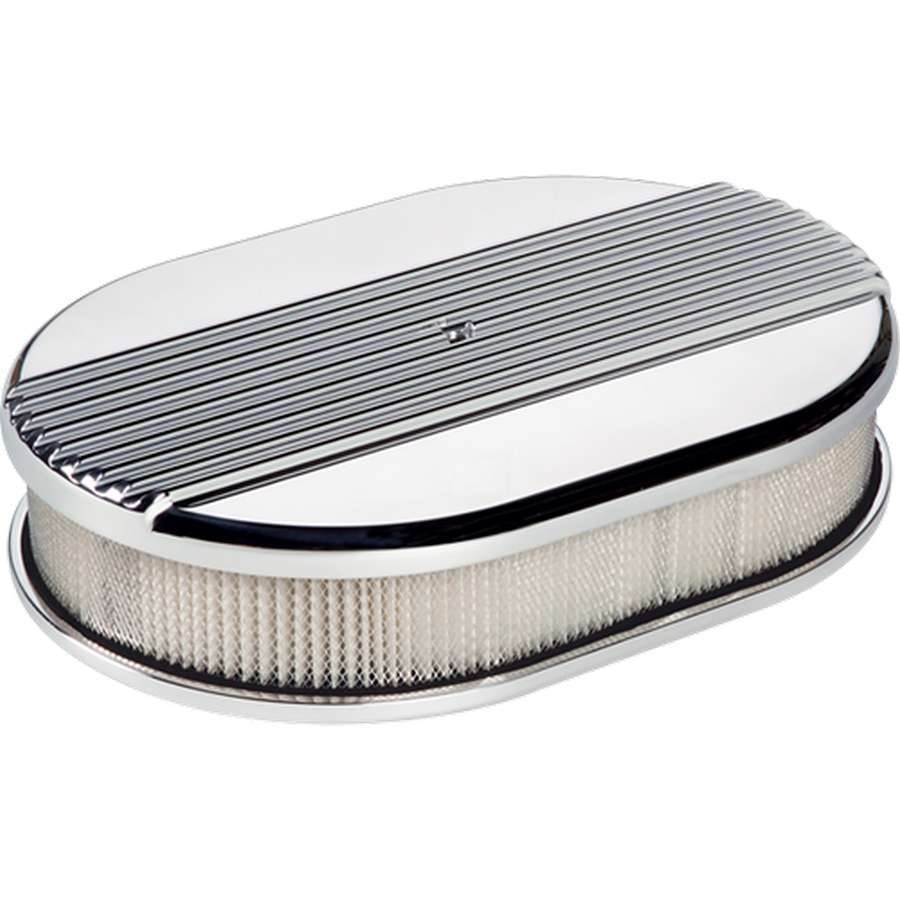 Small Ribbed Oval Air Cleaner - Billet Specialties 15630