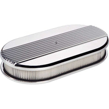 Load image into Gallery viewer, Large Ribbed Oval Air Cleaner - Billet Specialties 15640