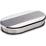 Large Ribbed Oval Air Cleaner - Billet Specialties 15640