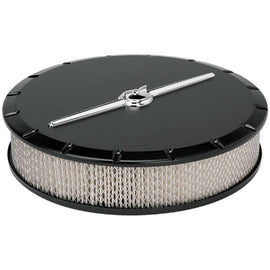 14in Air Cleaner Strmlne Black - Billet Specialties 15824