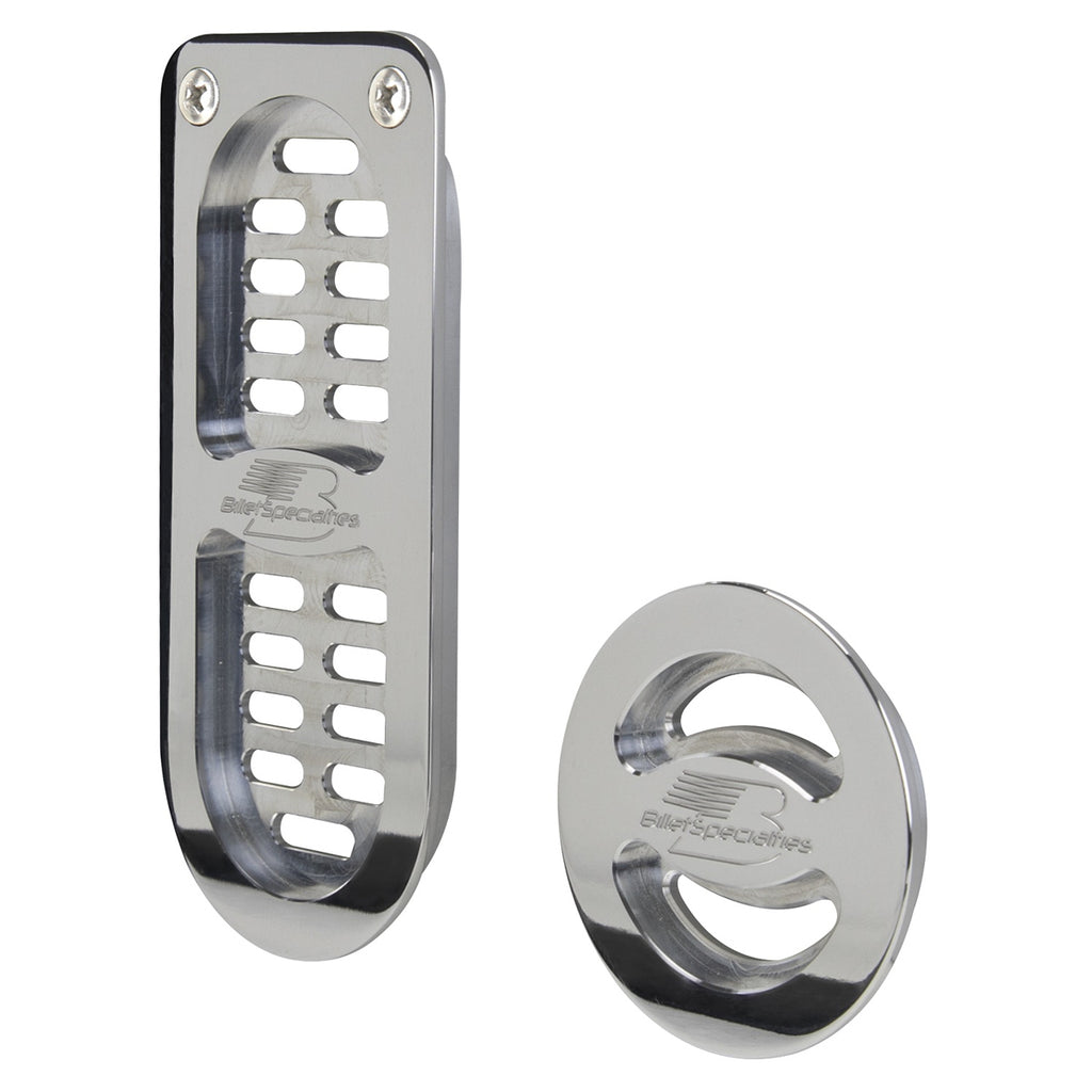 Door Jamb Vent 72-76 GM B-Body Polished Pair - Billet Specialties 171130