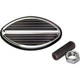 Black Oval Brake Pedal - Billet Specialties 199335