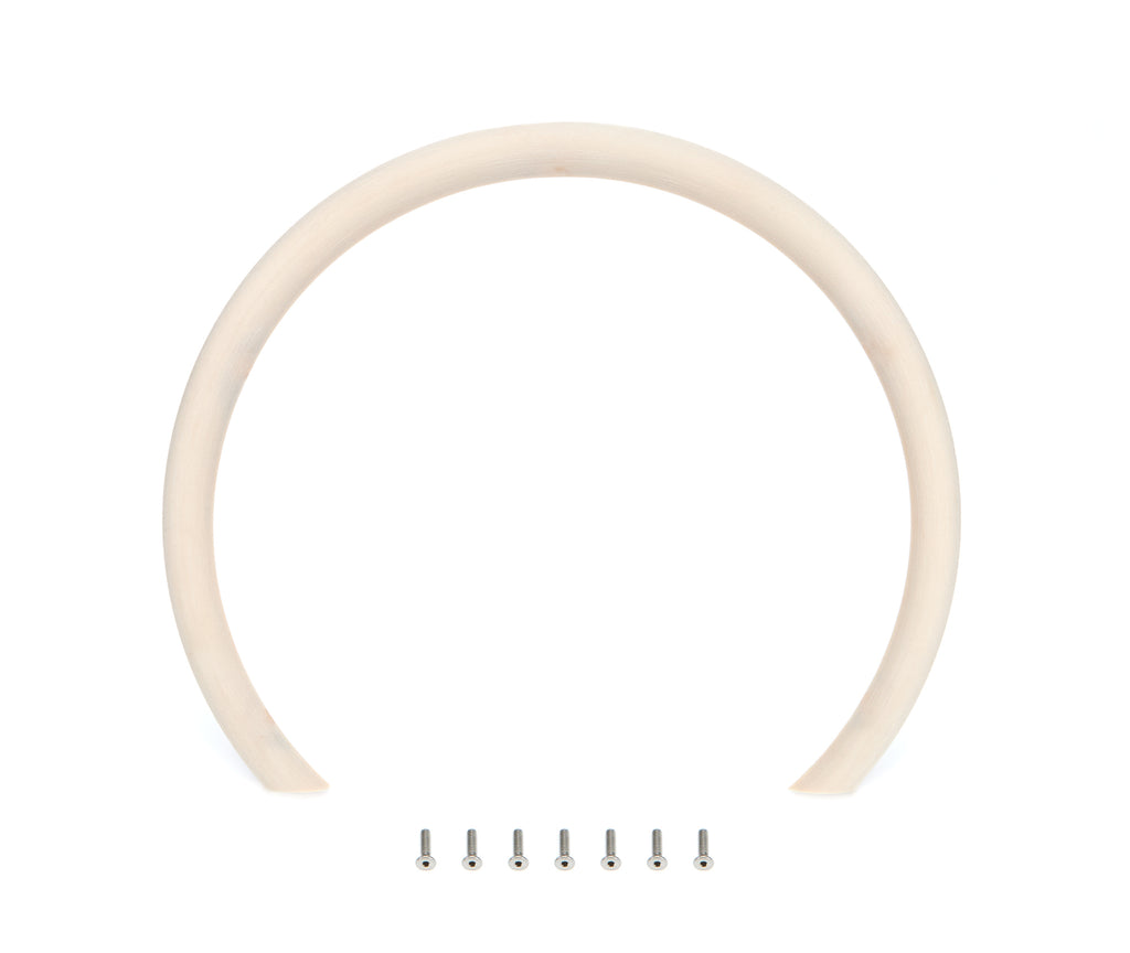 Steering Wheel Half Wrap 14in D-Shape No Leather - Billet Specialties 28700