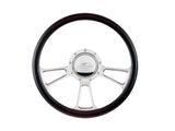 Half Wrap Steering Wheel -Vin Tech - Billet Specialties 30425