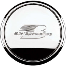Load image into Gallery viewer, Polished Horn Button Billet Logo - Billet Specialties 32620