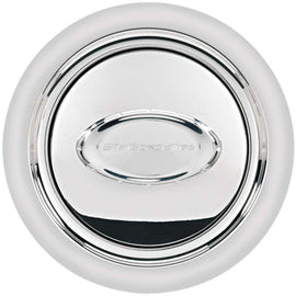 Horn Button Smooth Polished Logo - Billet Specialties 32720