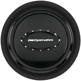 Horn Button Smooth Black Anodized - Billet Specialties 32729