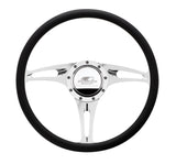 Steering Wheel Half Wrap 15.5in Stealth - Billet Specialties 34322