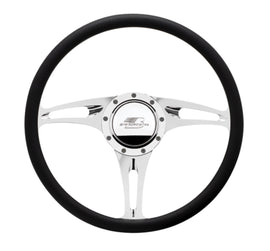 Steering Wheel Half Wrap 15.5in Stealth - Billet Specialties 34322