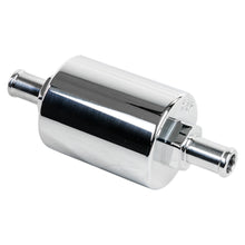 Load image into Gallery viewer, In Line Fuel Filter 3/8 in Barbed Polished - Billet Specialties 42130