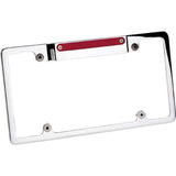 License Frame w/3rd Brake Light Polished - Billet Specialties 55520