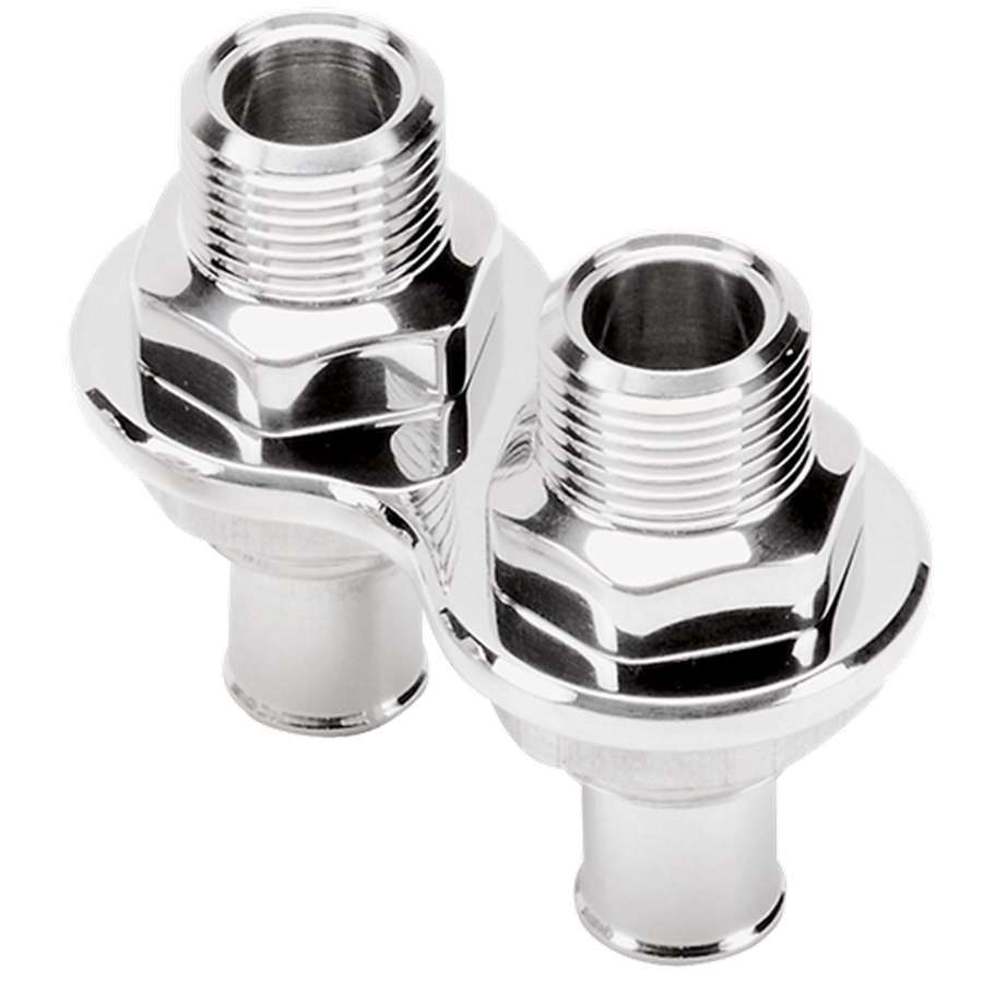 Heater Bulkhead Push-On 2 Port - Billet Specialties 66825