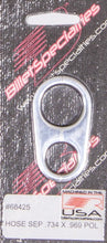 Load image into Gallery viewer, Hose Separator .739x.969 -Polished - Billet Specialties 68425