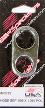Load image into Gallery viewer, Hose Separator.906x1.015 -Polished - Billet Specialties 68725