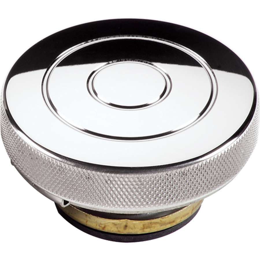 Polished Radiator Cap Circle Style 16lb. - Billet Specialties 75220