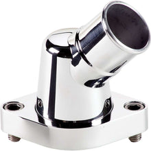 Load image into Gallery viewer, Polished Thermostat Hsng 45 Deg. Swivel - Billet Specialties 90420