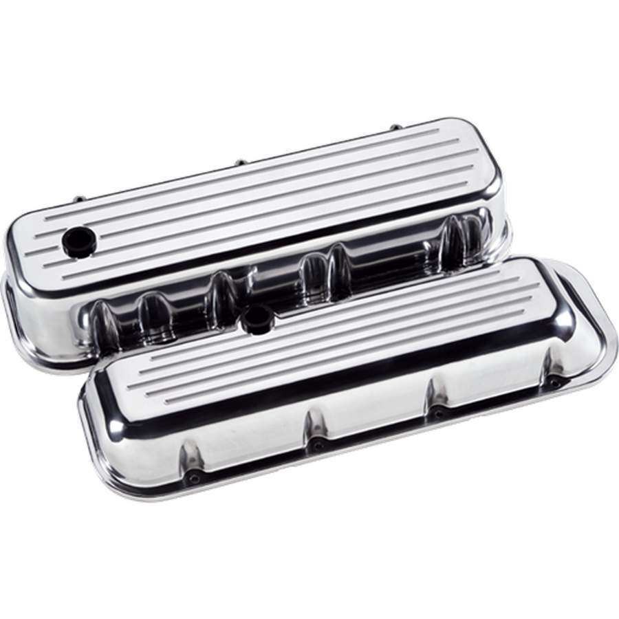 BBC Tall Valve Covers Ball Milled - Billet Specialties 96120